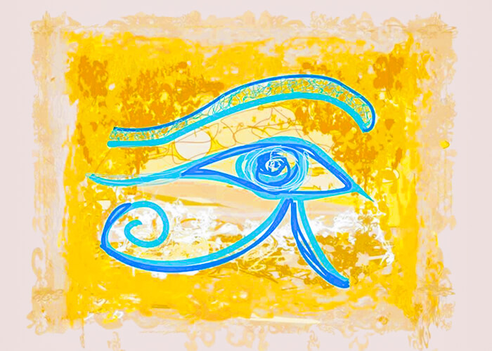 Egyptian Eye of Ra Symbol